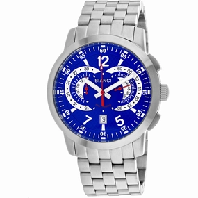 Roberto Bianci Men's Watch - Lombardo Blue Dial Stainless Steel Bracelet | RB70963