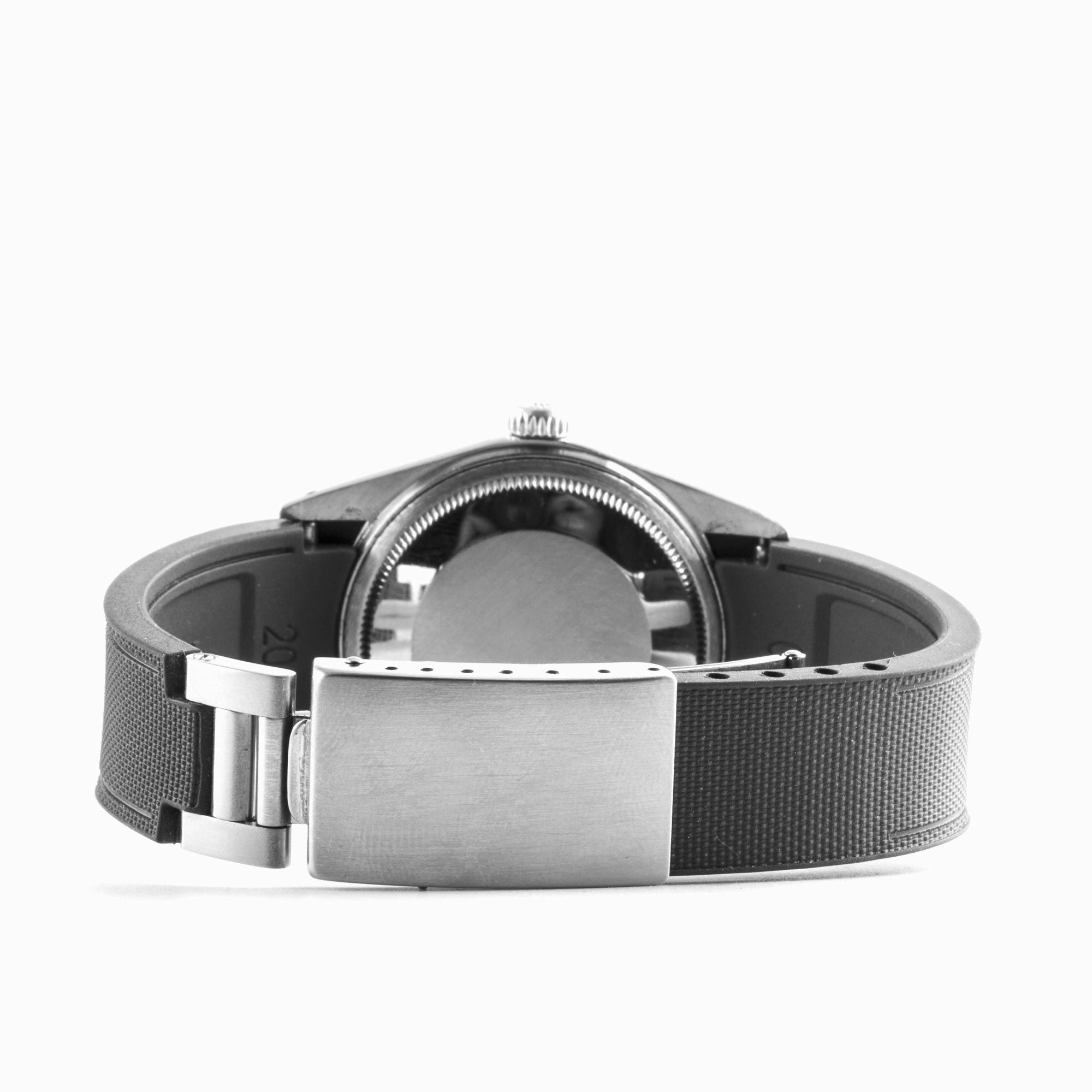 Rolex - R Strap Premium  Cordura pattern rubber watch band for GMT Master II non-ceramic & Jubilee strap