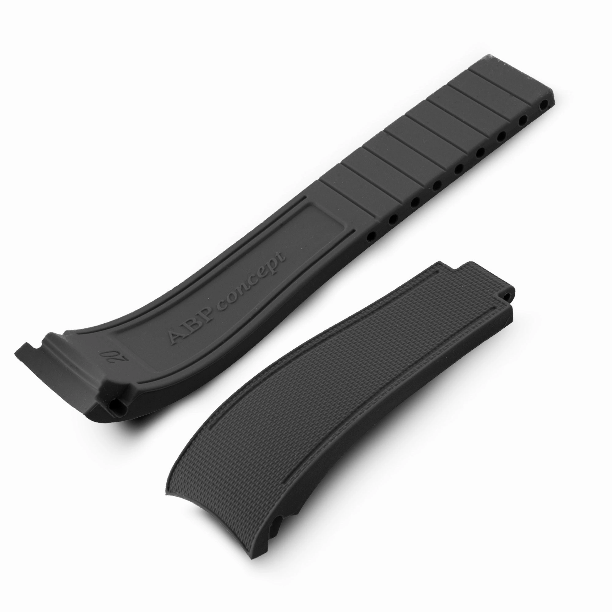 Rolex - R Strap Premium  Cordura pattern rubber watch band for GMT Master II non-ceramic & Jubilee strap