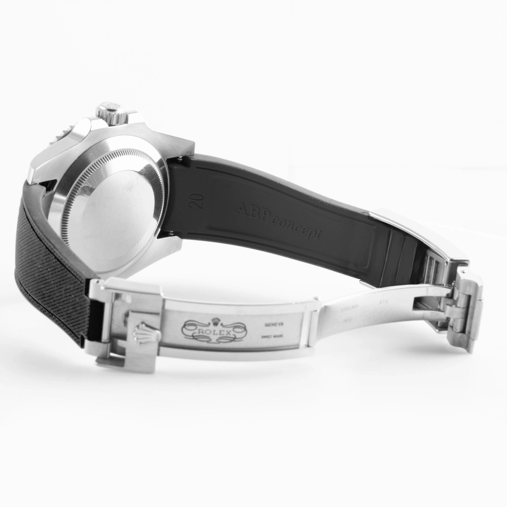 Rolex - R Strap Premium  Cordura pattern rubber watch band for Oyster Perpetual 39mm