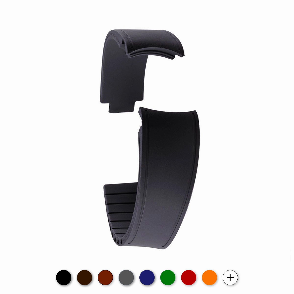 Rolex - R Strap watch band - Rubber (black, grey, blue, green, red, white, orange, kaki, white)