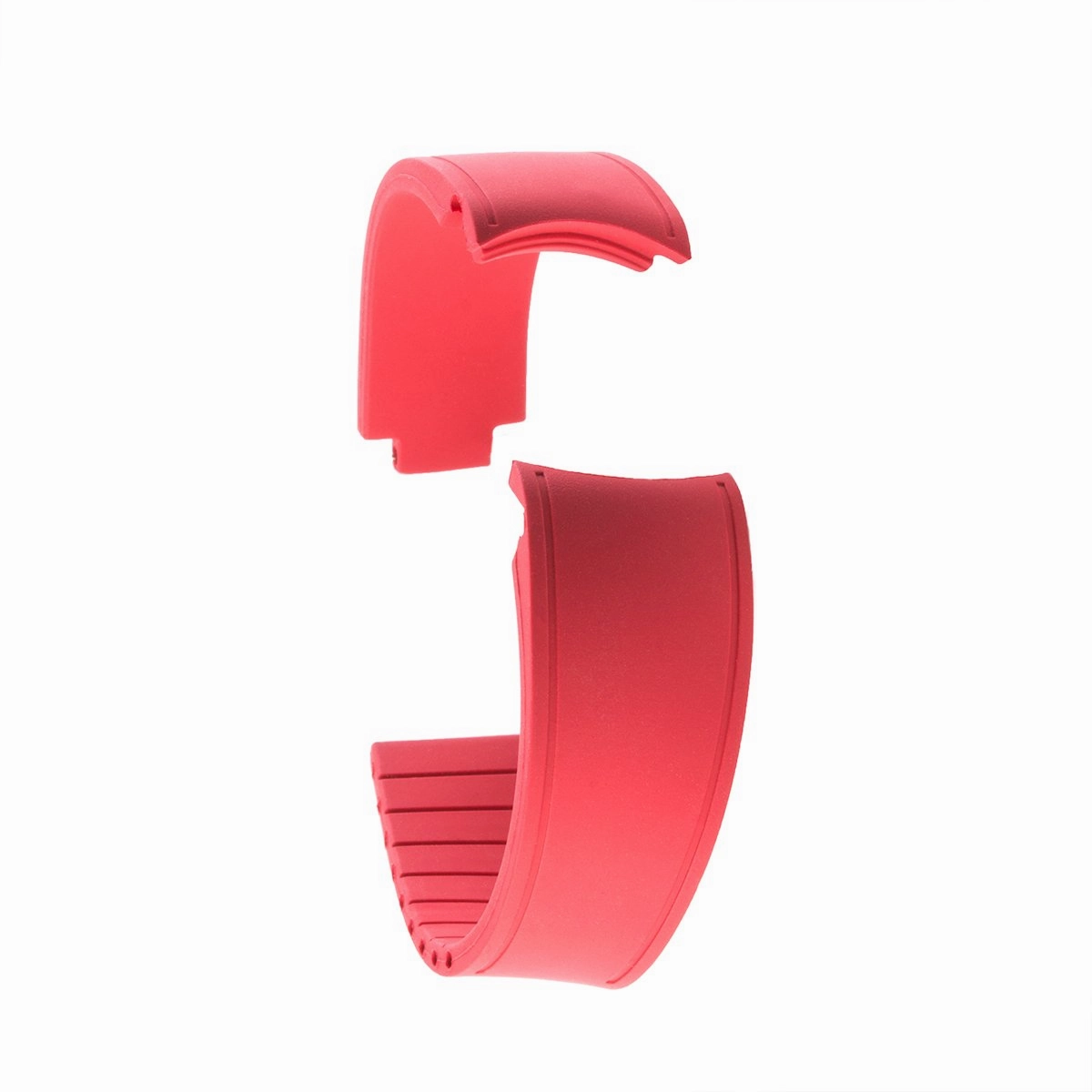 Rolex - R Strap watch band - Rubber (black, grey, blue, green, red, white, orange, kaki, white)