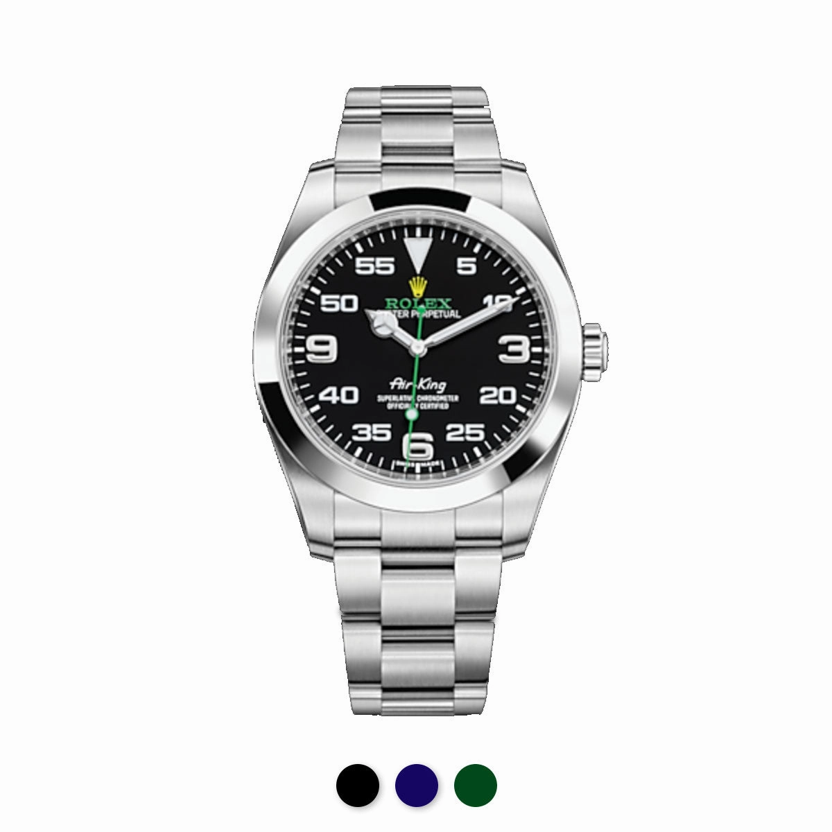 Rolex - Rubber B bracelet for Air-King 40mm - Rubber Cuff Series