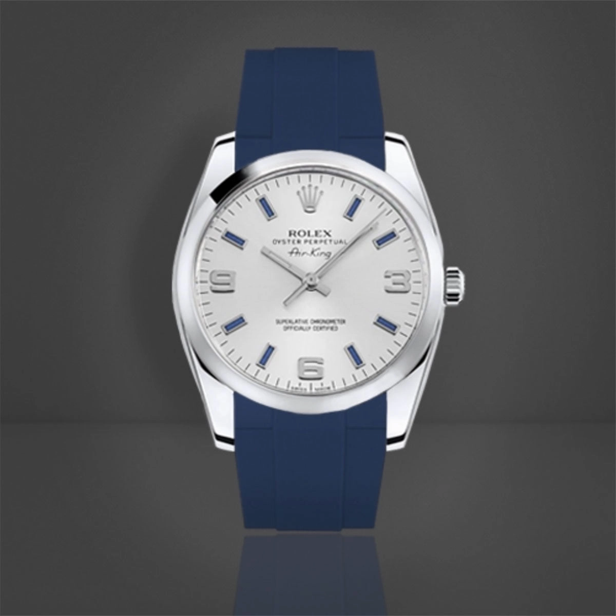 Rolex - Rubber B strap for Air King 34mm - Classic Series