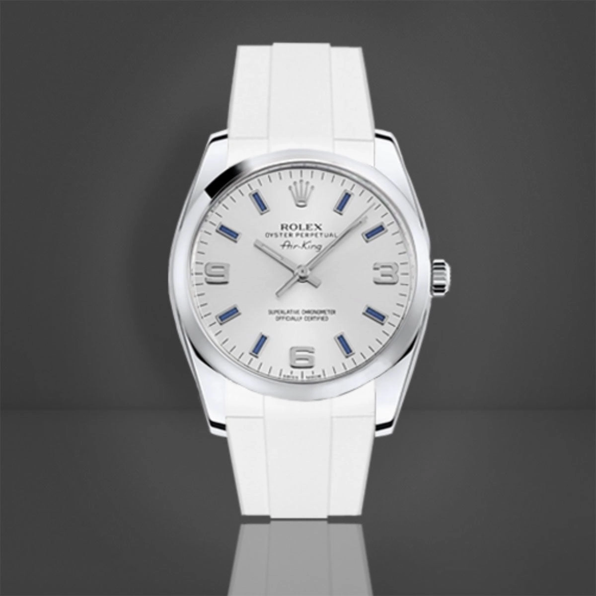 Rolex - Rubber B strap for Air King 34mm - Classic Series