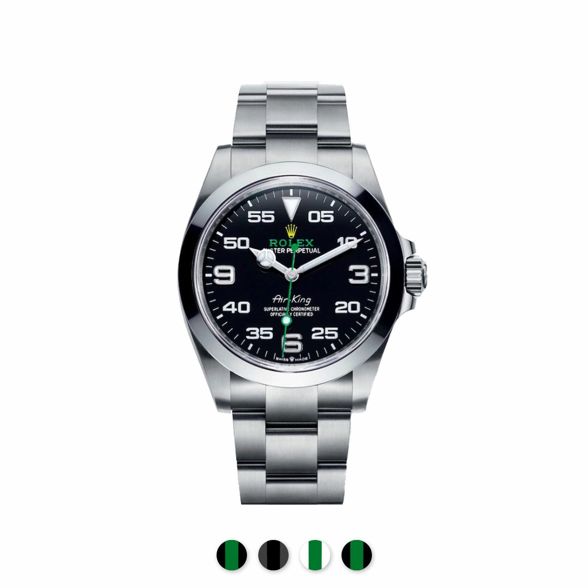 Rolex - Rubber B strap for Air-King 40mm 126900 - Swimskin