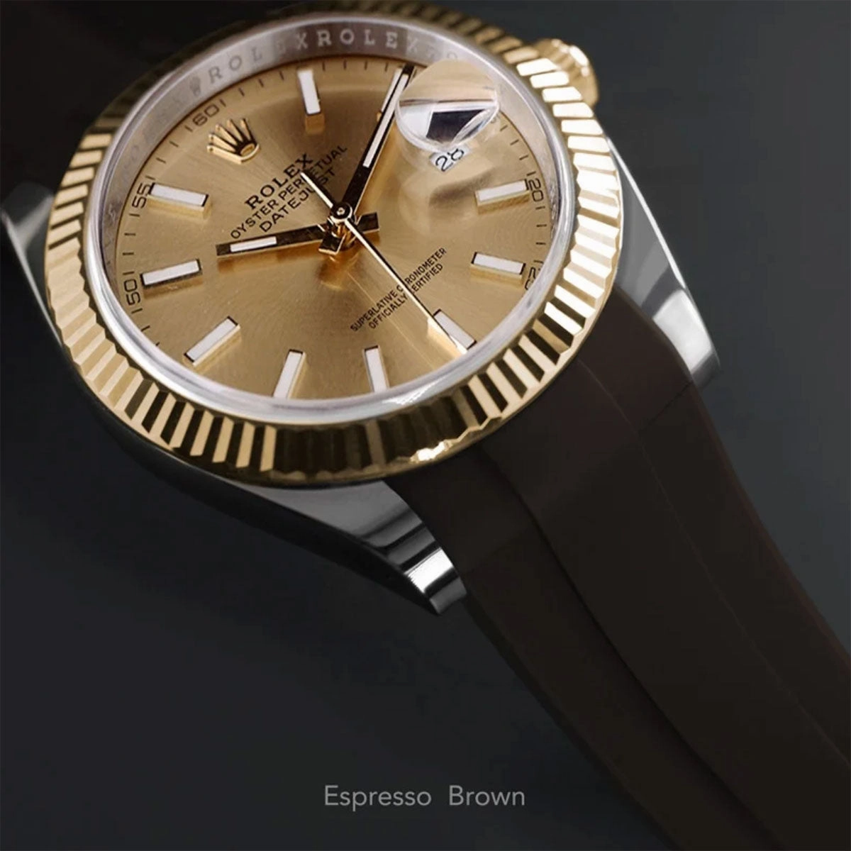 Rolex - Rubber B strap for Datejust 41mm - Tang buckle series