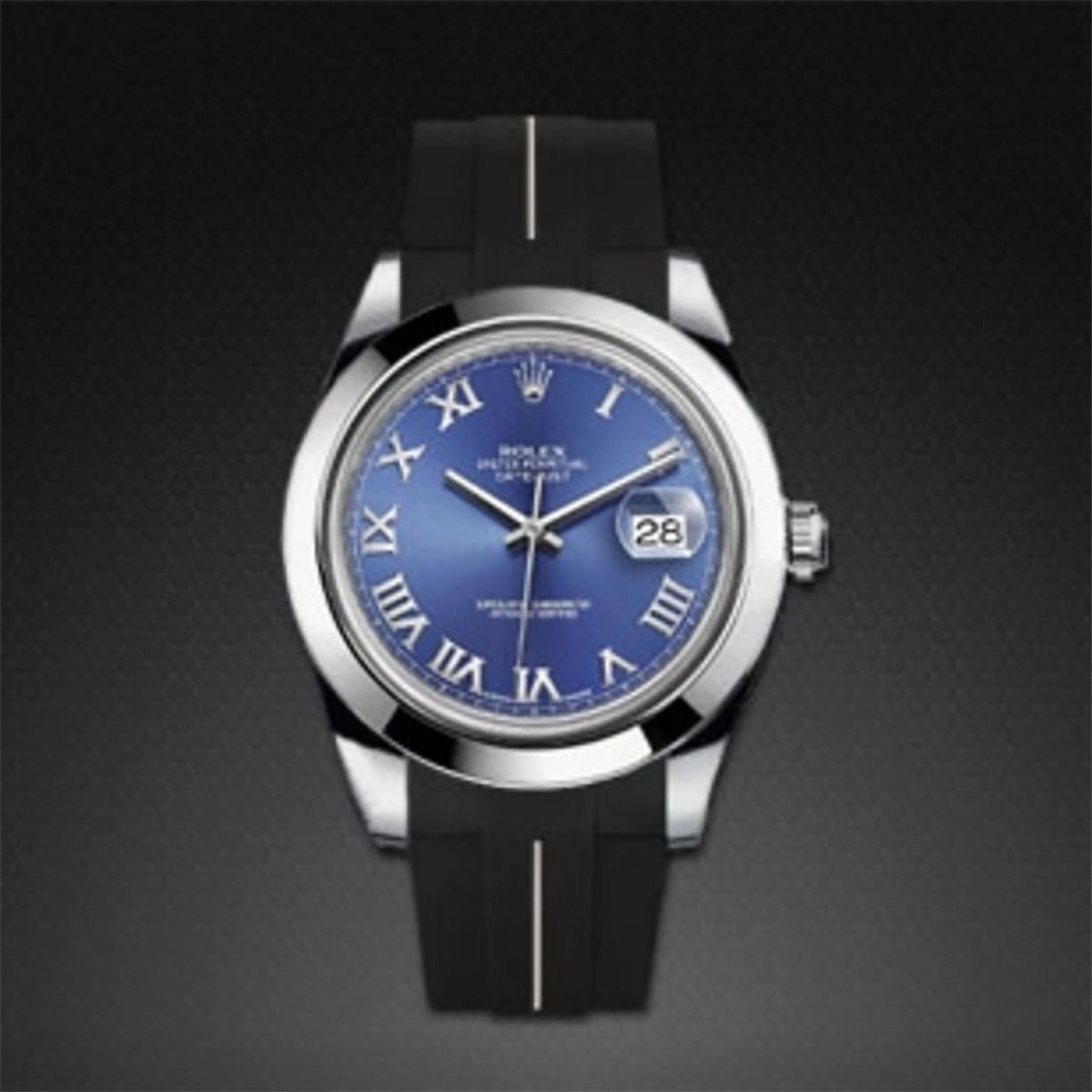 Rolex - Rubber B strap for Datejust II 41 mm - Classic Series