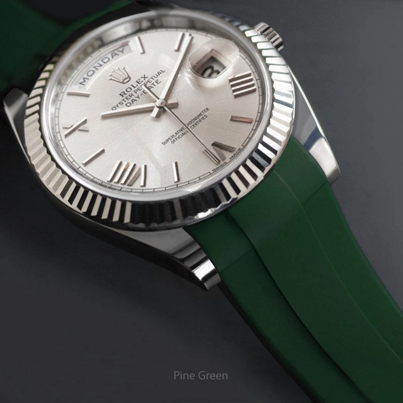 Rolex - Rubber B strap for Day-Date 40mm - Tang Buckle Series