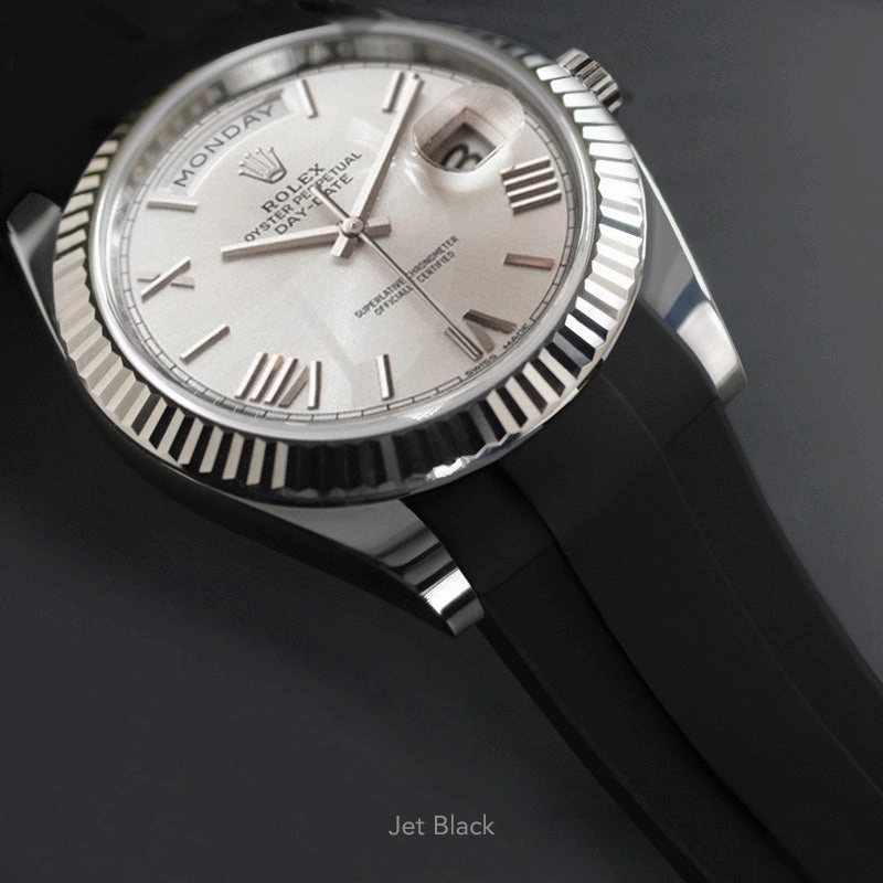 Rolex - Rubber B strap for Day-Date 40mm - Tang Buckle Series