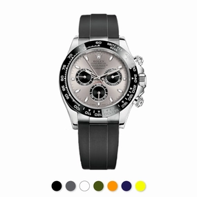 Rolex - Rubber B strap for Daytona on Oysterflex Bracelet - SwimSkin Alligator & Ballistic