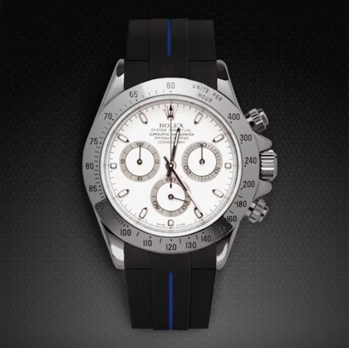 Rolex - Rubber B strap for Daytona Oyster Bracelet - Tang Buckle Series