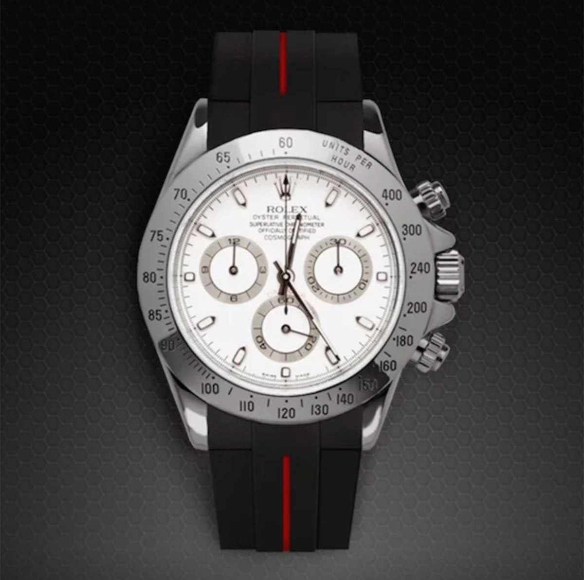 Rolex - Rubber B strap for Daytona Oyster Bracelet - Tang Buckle Series