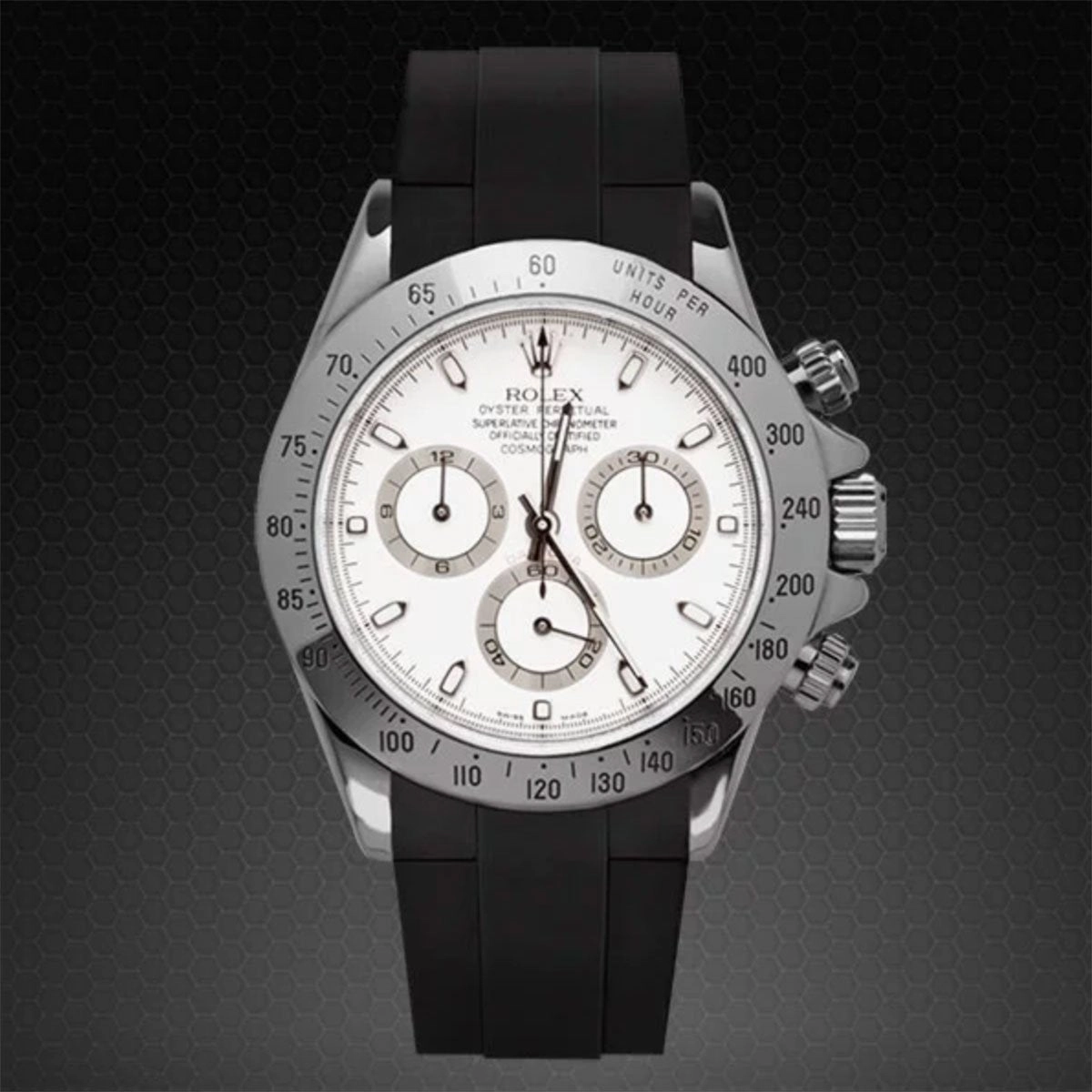 Rolex - Rubber B strap for Daytona Oyster Bracelet - Tang Buckle Series