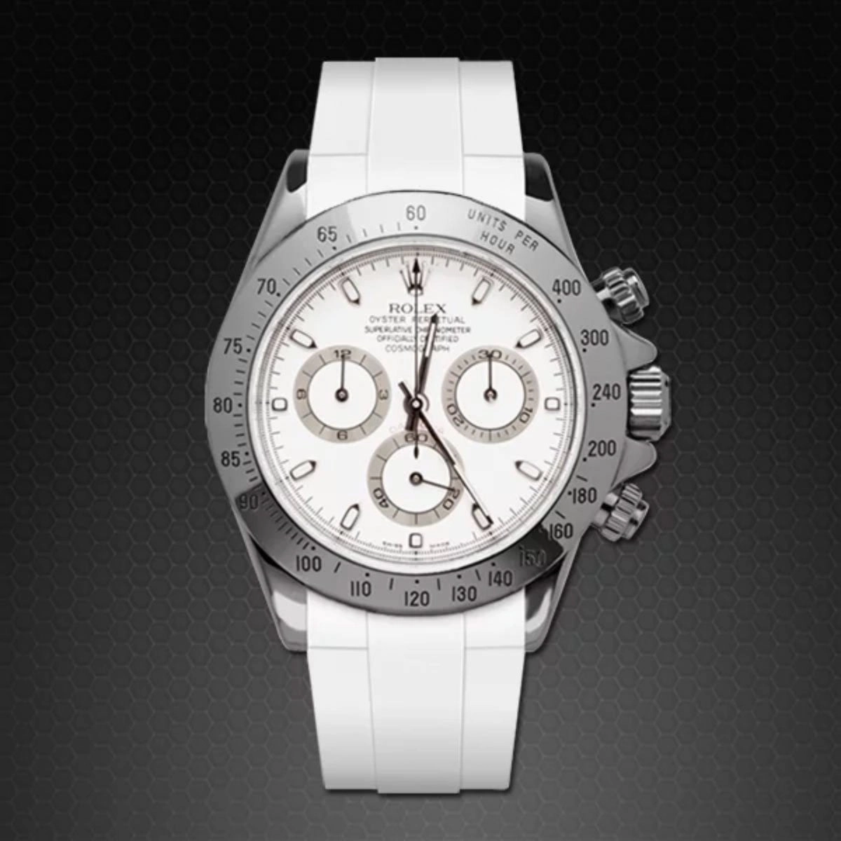 Rolex - Rubber B strap for Daytona Oyster Bracelet - Tang Buckle Series