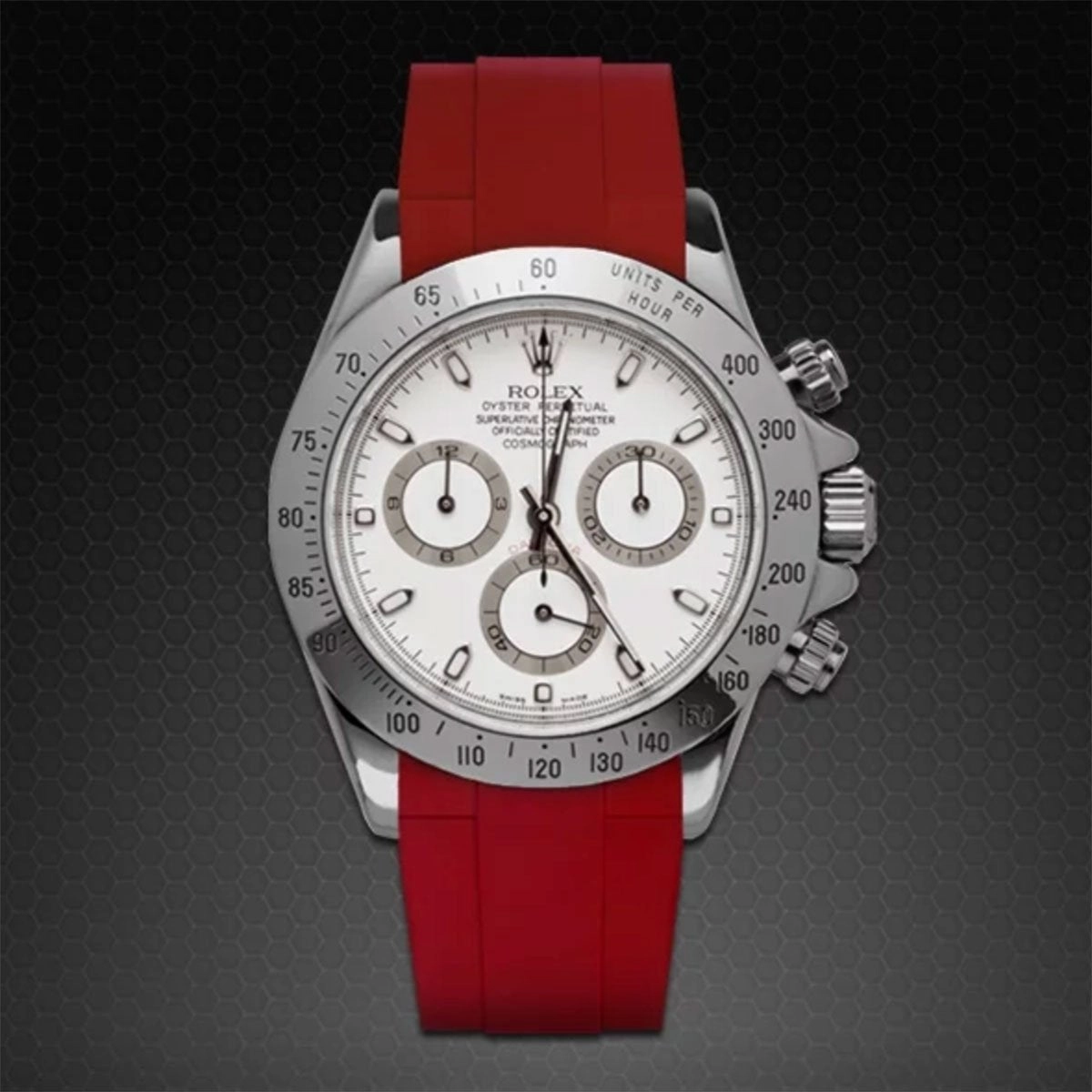 Rolex - Rubber B strap for Daytona Oyster Bracelet - Tang Buckle Series