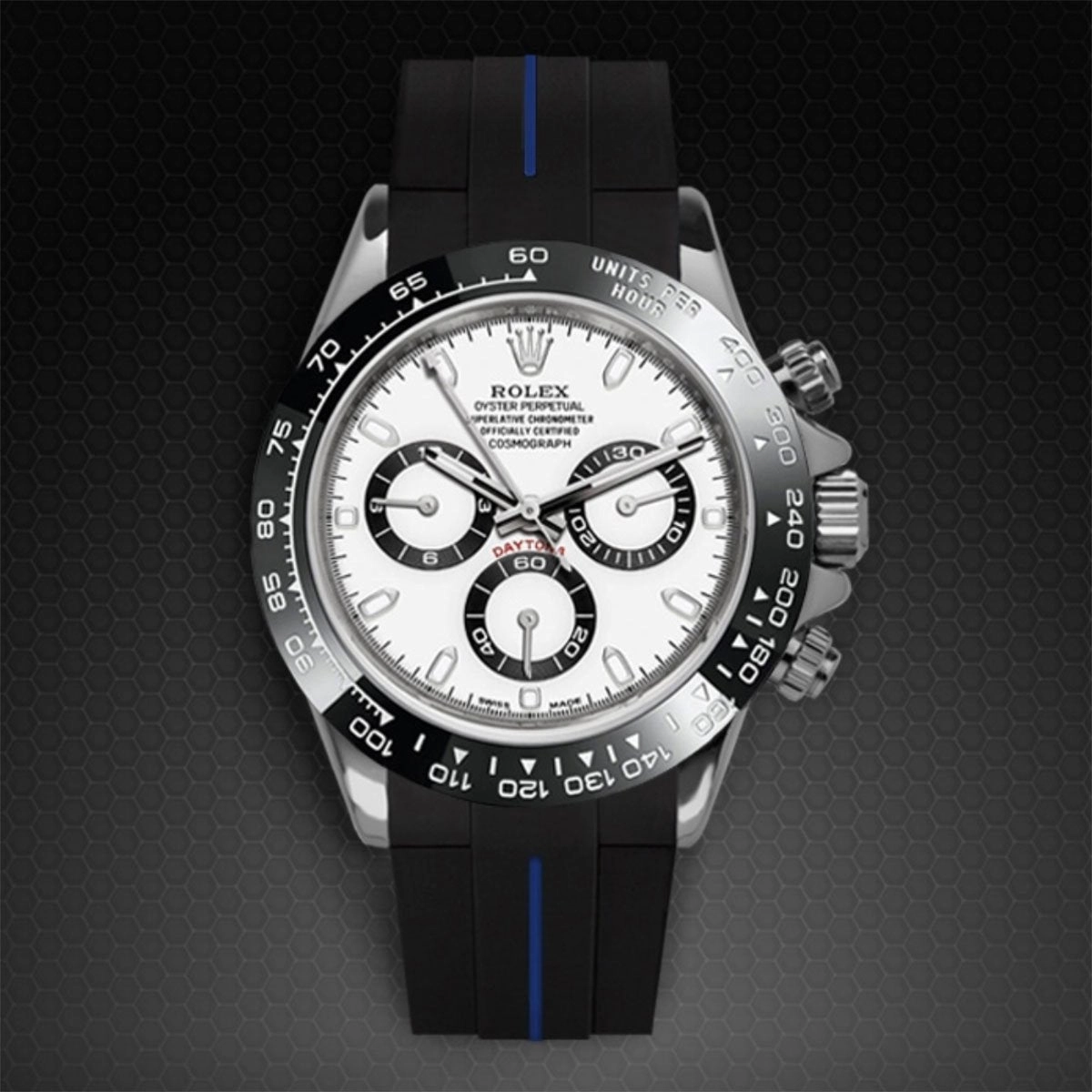 Rolex - Rubber B strap for Daytona Oyster Bracelet Ceramic Bezel - Classic Series