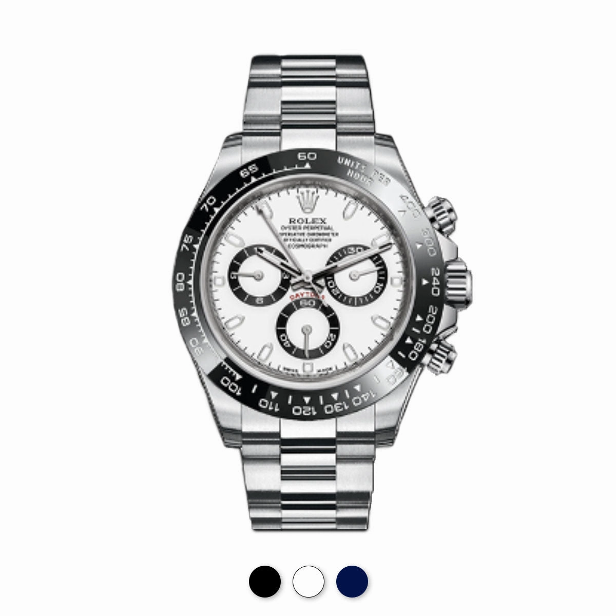 Rolex - Rubber B strap for Daytona Oyster Bracelet Ceramic Bezel - Swimskin