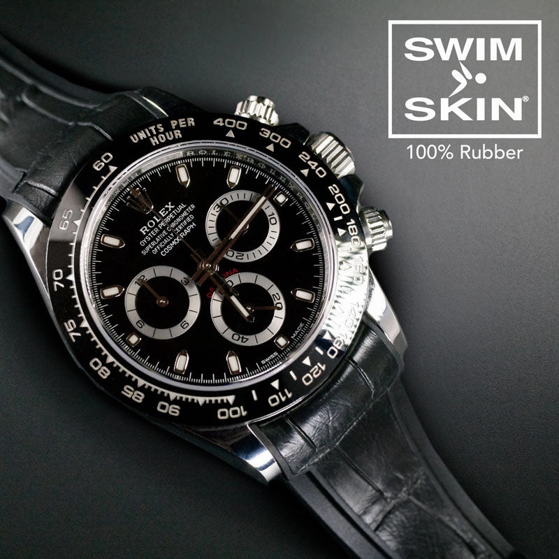 Rolex - Rubber B strap for Daytona Oyster Bracelet Ceramic Bezel - Swimskin