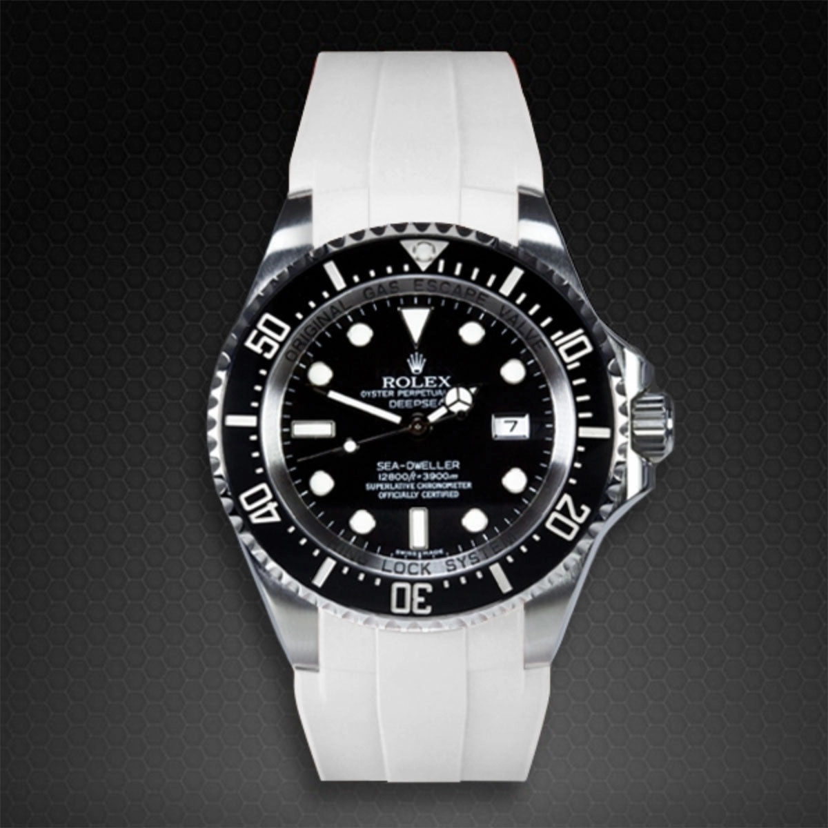 Rolex - Rubber B strap for Deepsea 116660 - Flared Tang Series