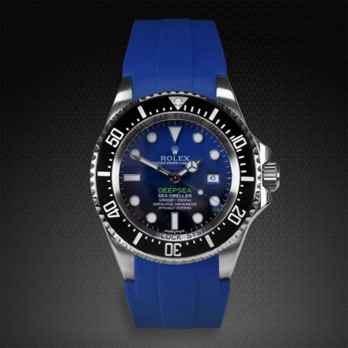 Rolex - Rubber B strap for Deepsea 116660 - Flared Tang Series