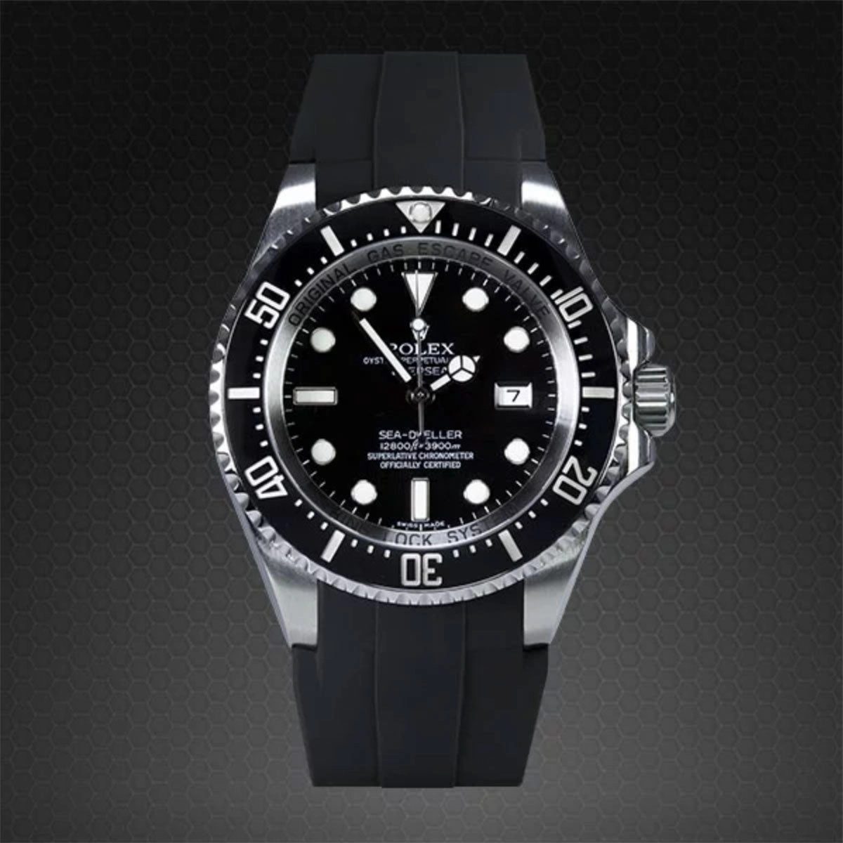 Rolex - Rubber B strap for Deepsea 116660 - Glidelock Edition