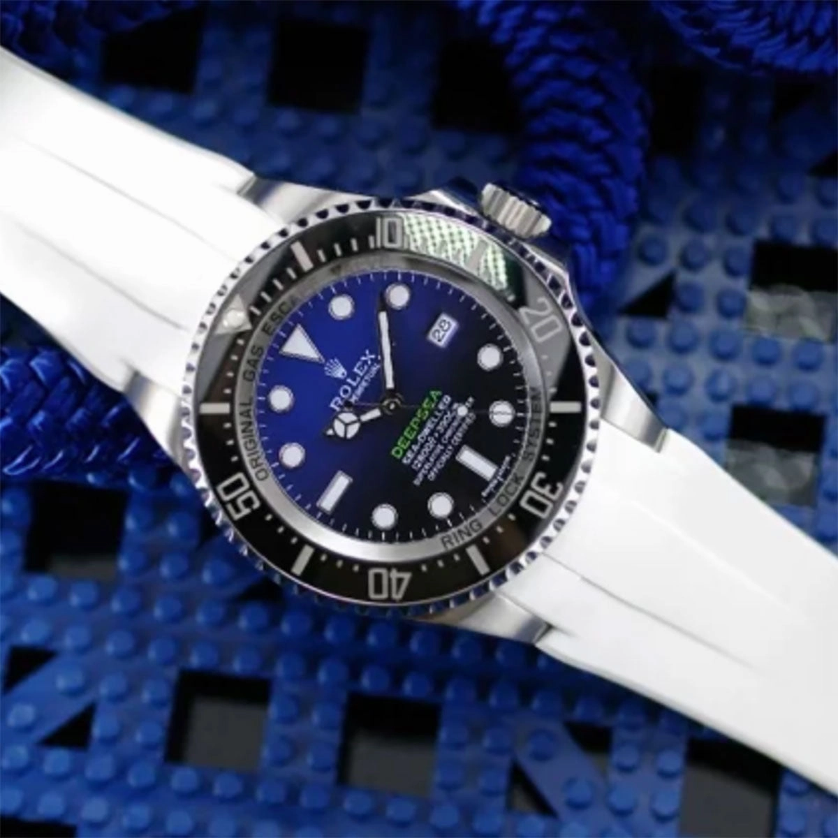 Rolex - Rubber B strap for Deepsea 126660 & 136660 - Flared Tang Series