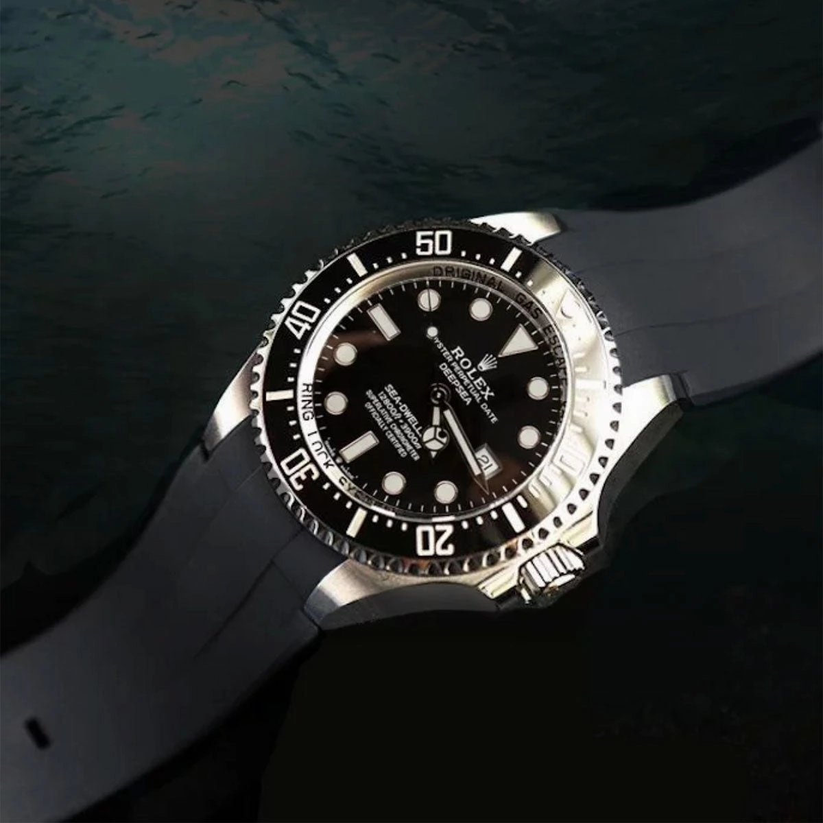 Rolex - Rubber B strap for Deepsea 126660 & 136660 - Flared Tang Series