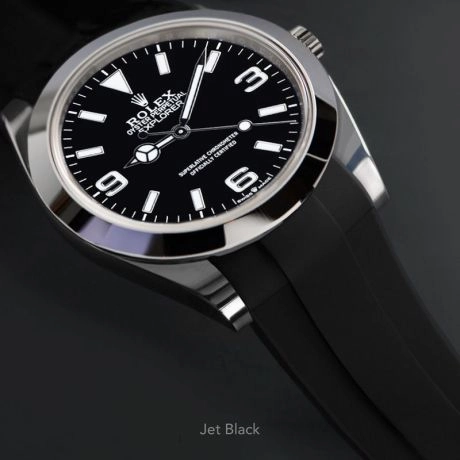 Rolex - Rubber B strap for Explorer 224270 - Tang Buckle Series
