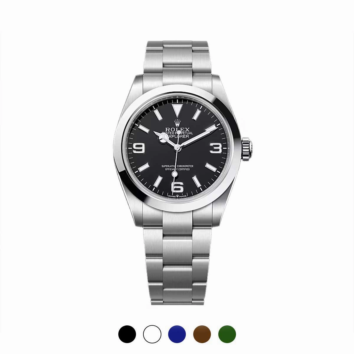 Rolex - Rubber B strap for Explorer 224270 - Tang Buckle Series