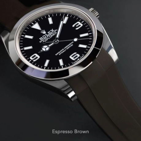 Rolex - Rubber B strap for Explorer 224270 - Tang Buckle Series