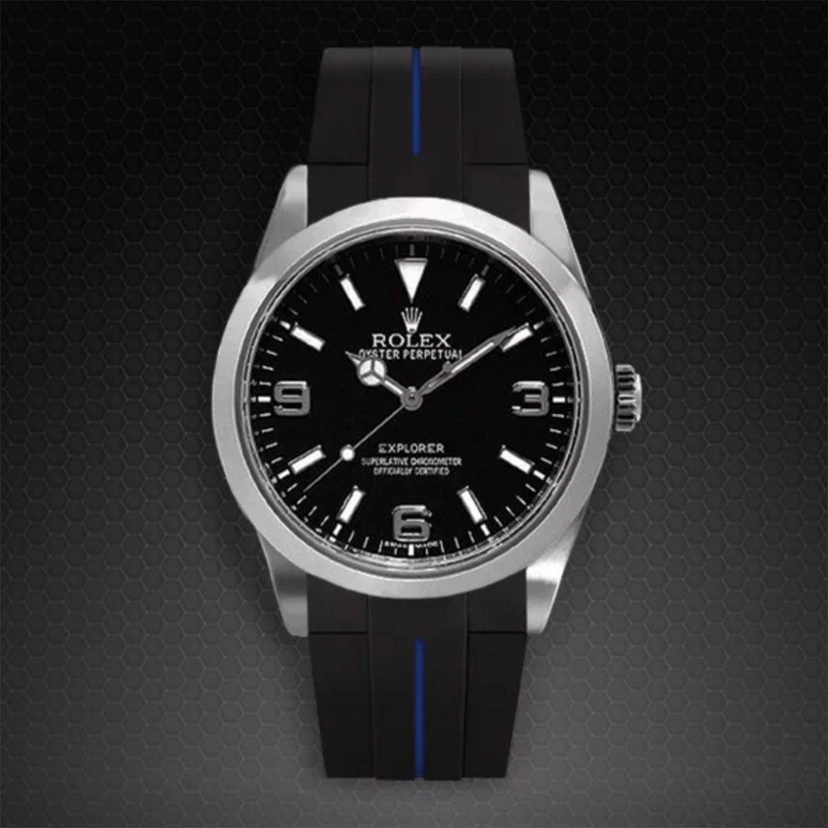 Rolex - Rubber B strap for Explorer I 39mm - Classic Series