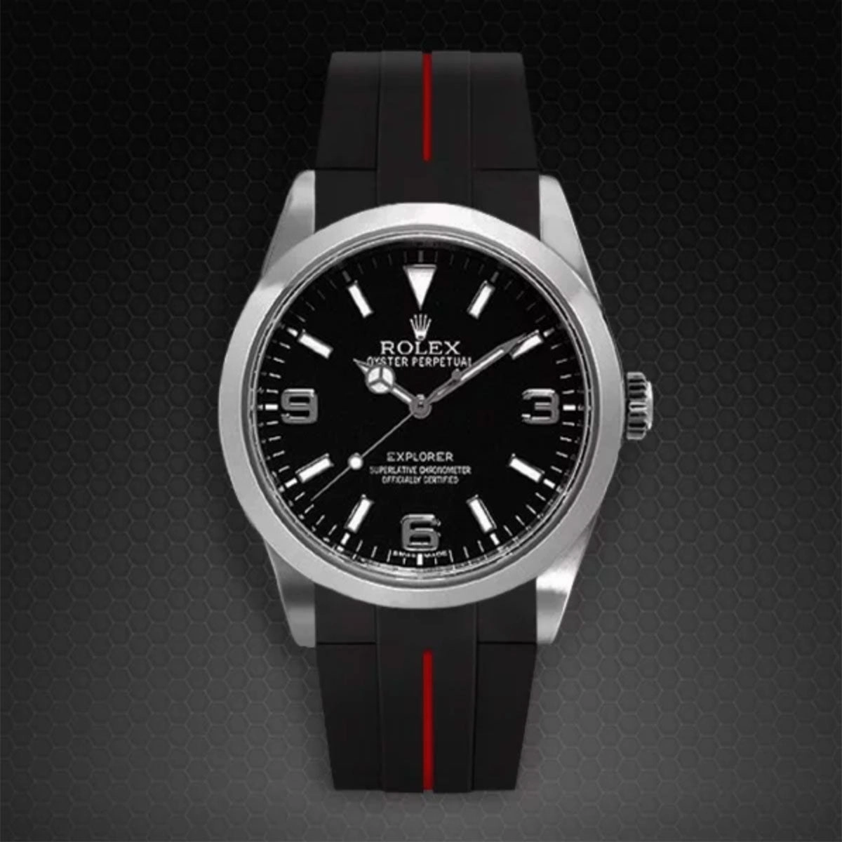 Rolex - Rubber B strap for Explorer I 39mm - Classic Series