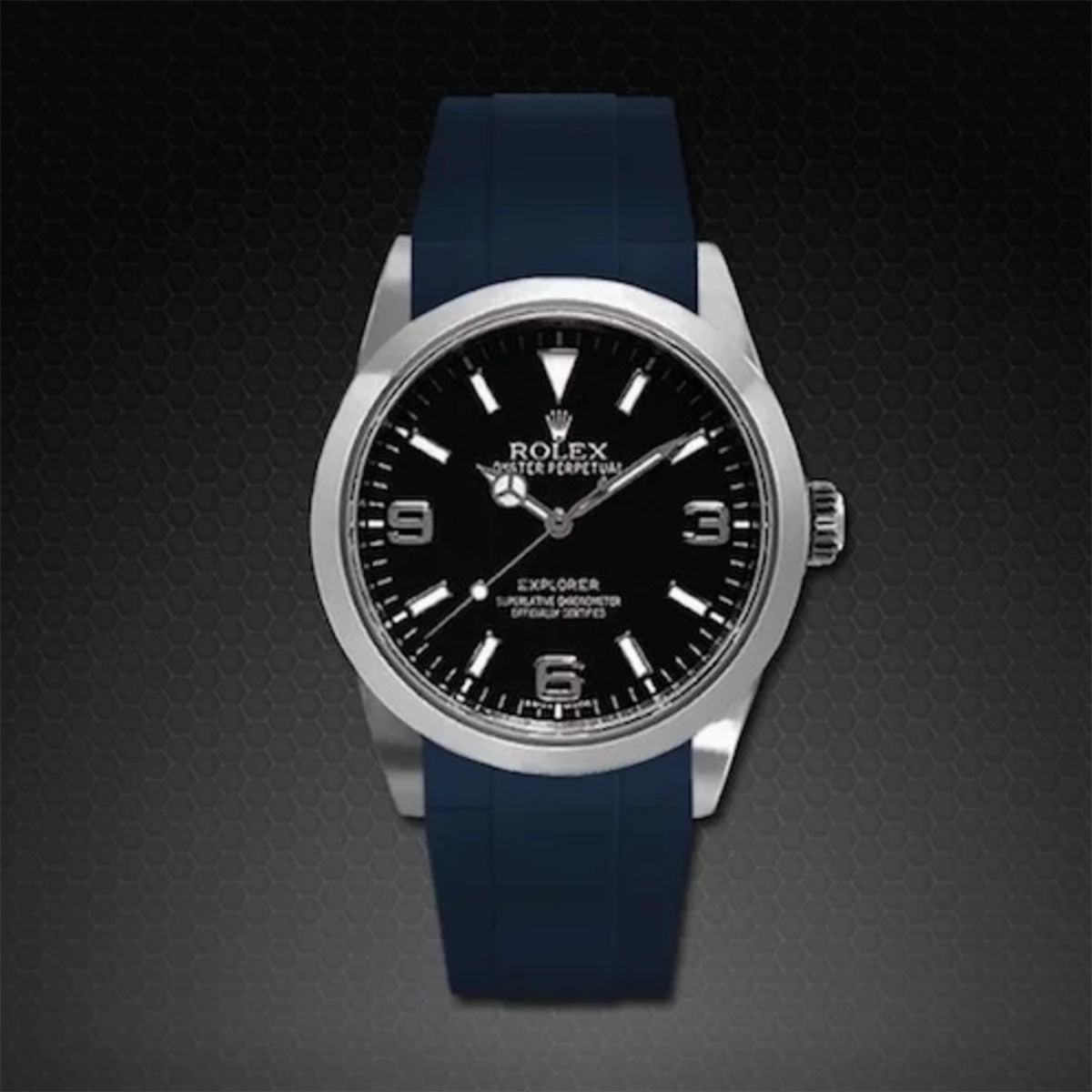 Rolex - Rubber B strap for Explorer I 39mm - Classic Series