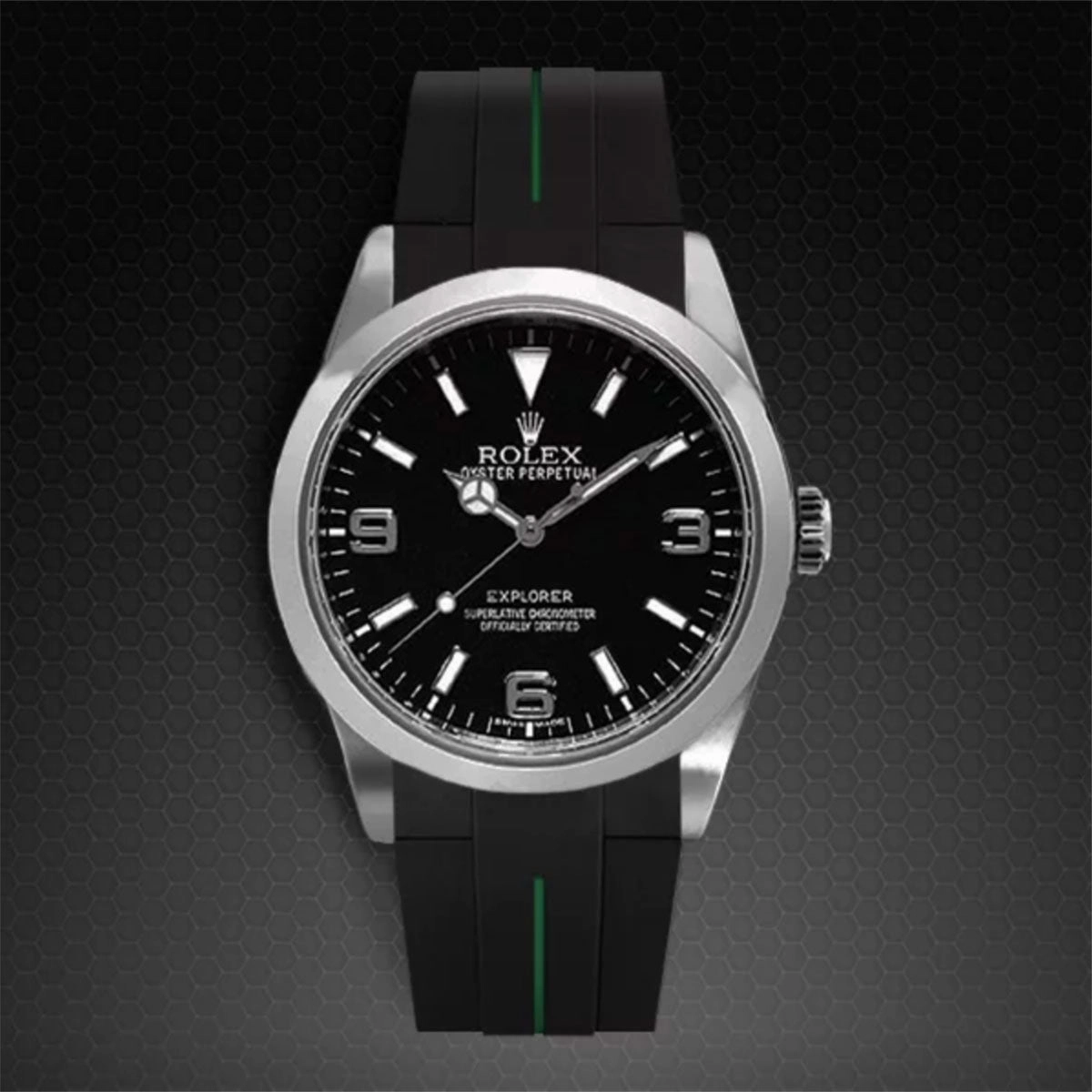 Rolex - Rubber B strap for Explorer I 39mm - Classic Series