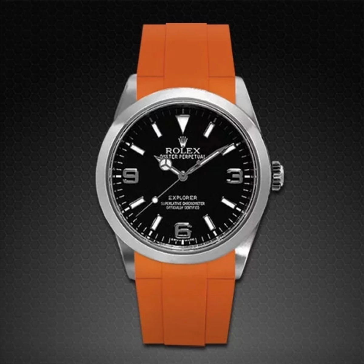 Rolex - Rubber B strap for Explorer I 39mm - Classic Series