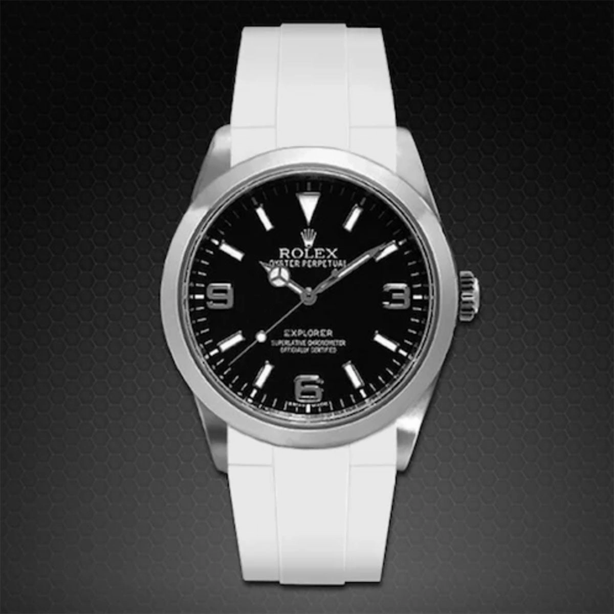 Rolex - Rubber B strap for Explorer I 39mm - Classic Series