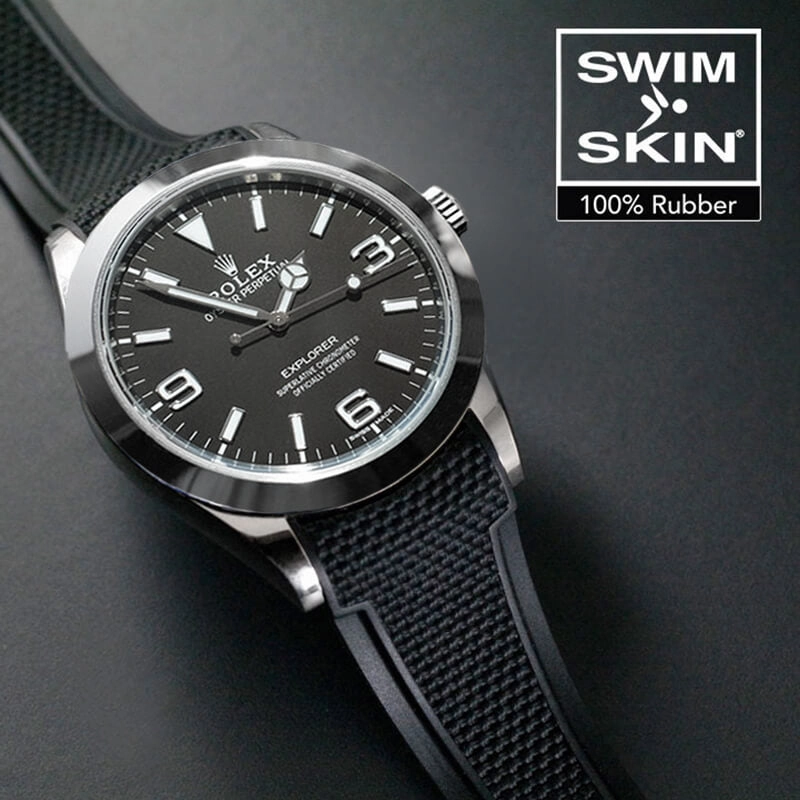 Rolex - Rubber B strap for Explorer I 39mm - SwimSkin