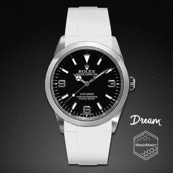 Rolex - Rubber B strap for Explorer I 39mm - The Dream Strap