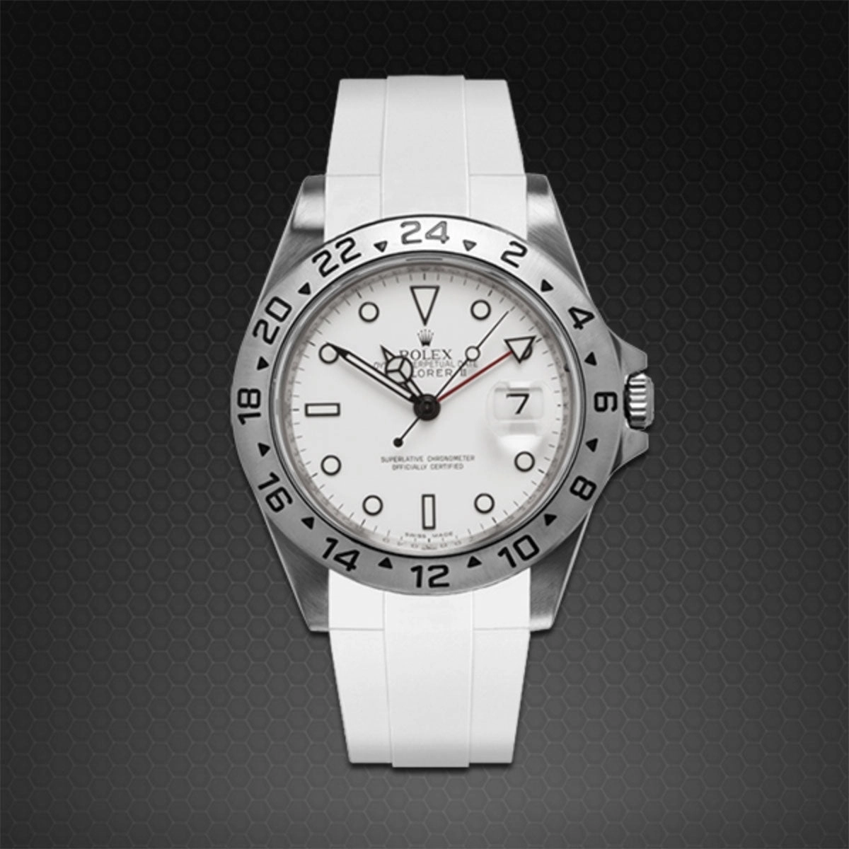 Rolex - Rubber B strap for Explorer II 40mm - Tang Buckle Series