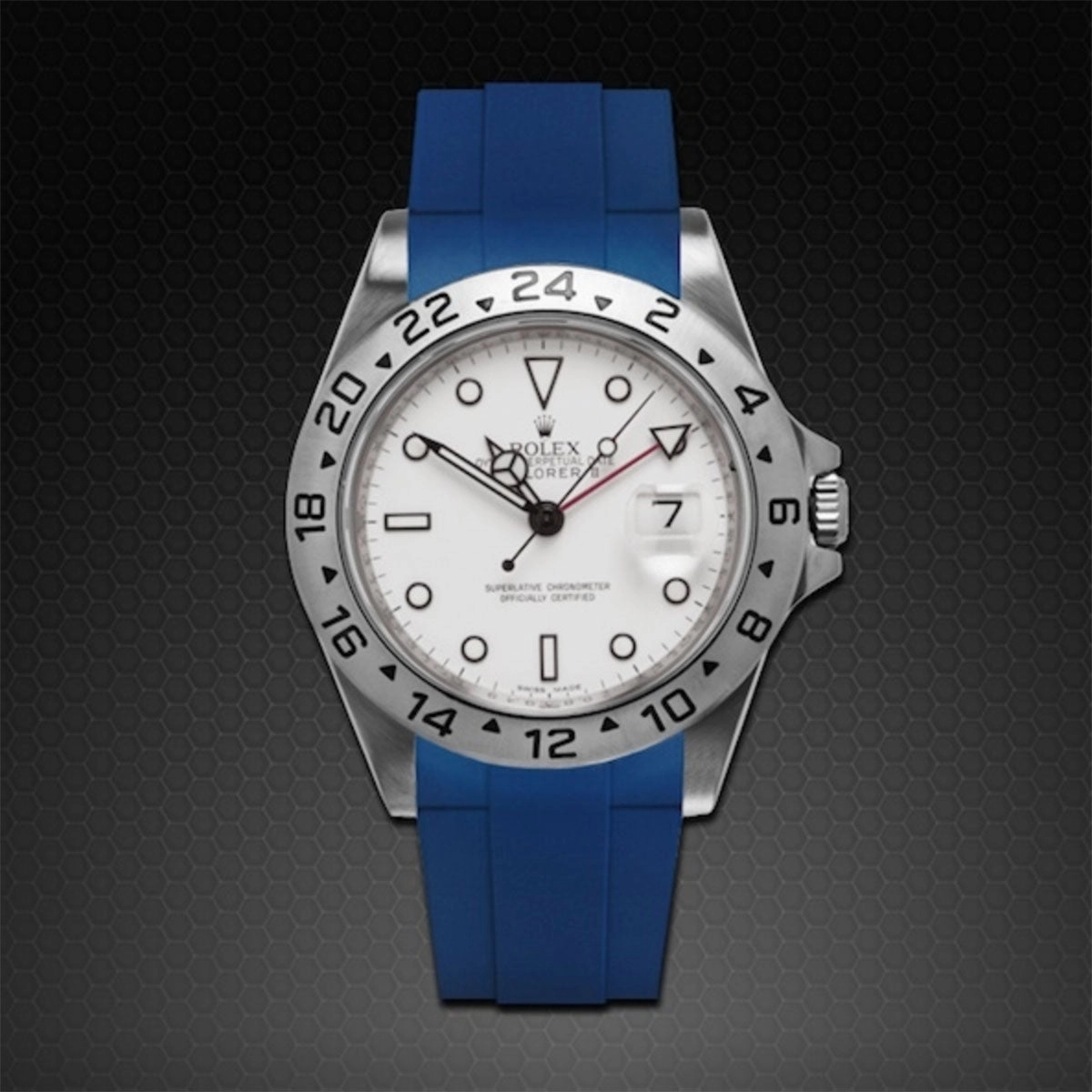 Rolex - Rubber B strap for Explorer II 40mm - Tang Buckle Series