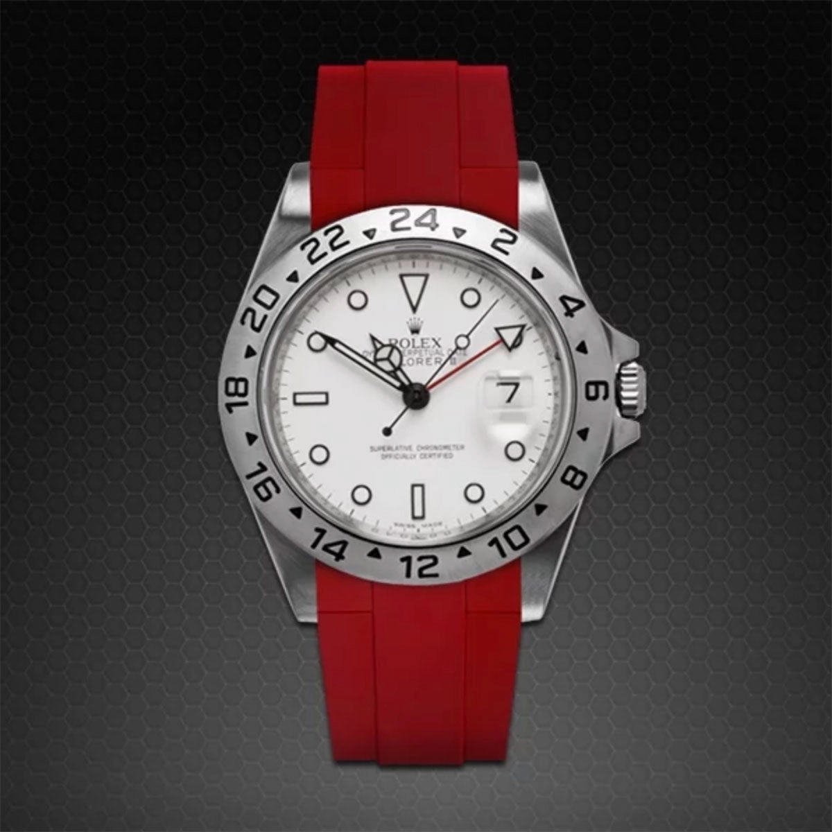 Rolex - Rubber B strap for Explorer II 40mm - Tang Buckle Series
