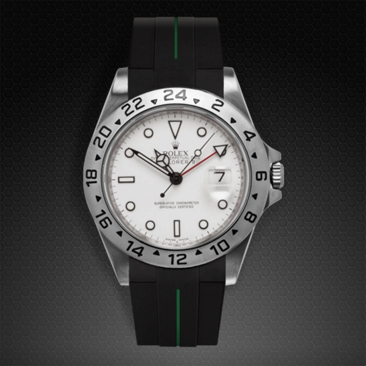 Rolex - Rubber B strap for Explorer II 40mm - Tang Buckle Series