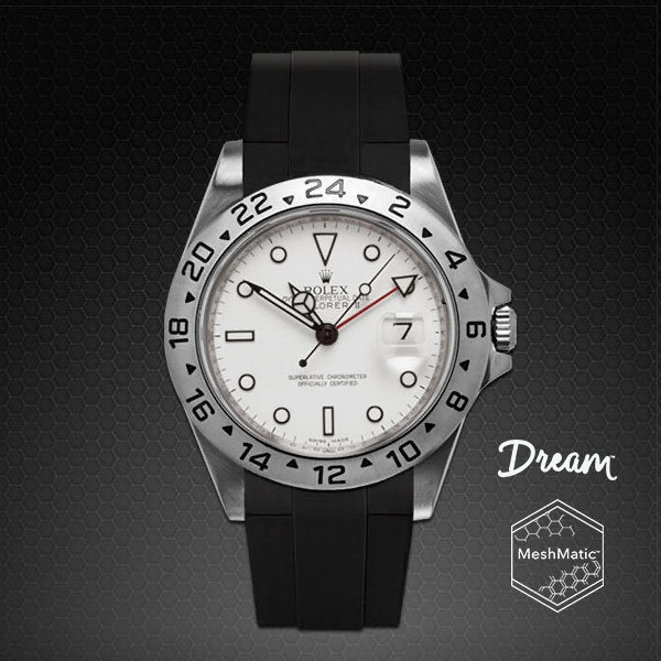 Rolex - Rubber B strap for Explorer II 40mm - The Dream Strap