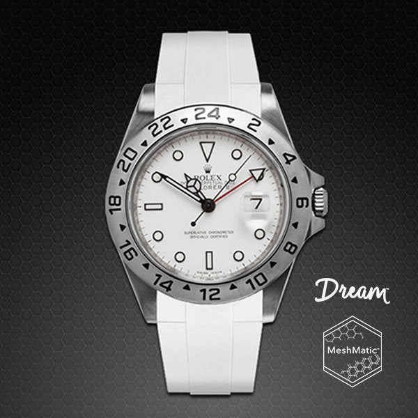 Rolex - Rubber B strap for Explorer II 40mm - The Dream Strap