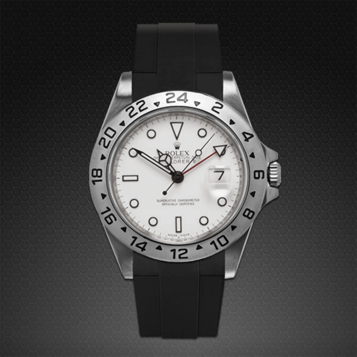 Rolex - Rubber B strap for Explorer II 40mm - Velcro Series