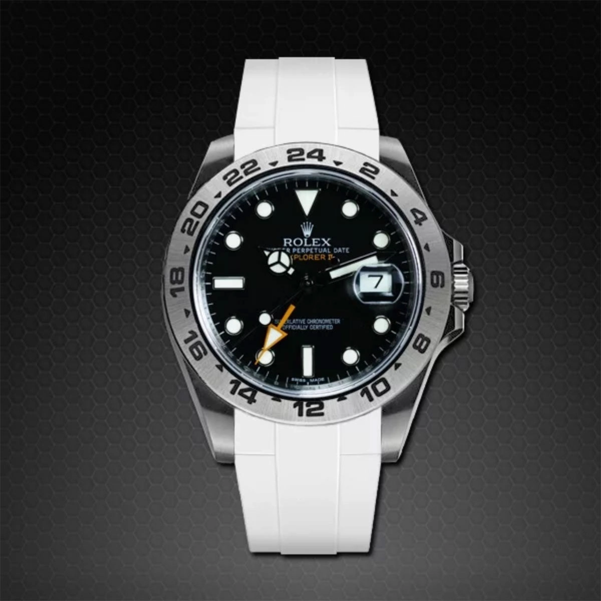 Rolex - Rubber B strap for Explorer II 42mm 216570 (2011-2020) - Classic Series