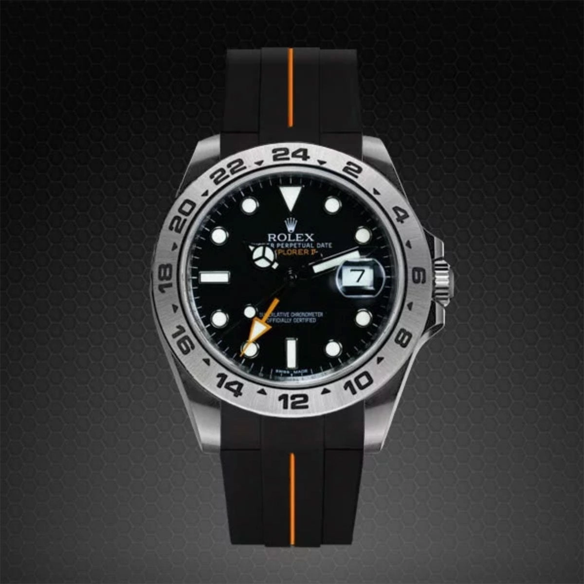 Rolex - Rubber B strap for Explorer II 42mm 216570 (2011-2020) - Classic Series