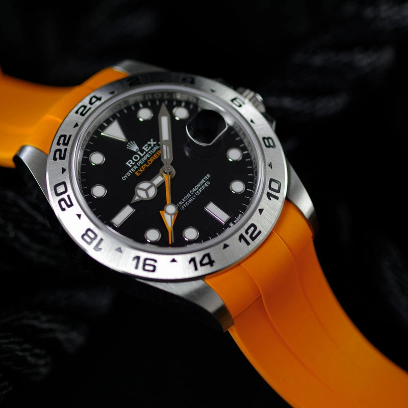Rolex - Rubber B strap for Explorer II 42mm 226570 - Tang Buckle Series