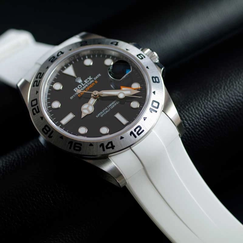 Rolex - Rubber B strap for Explorer II 42mm 226570 - Tang Buckle Series